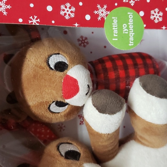 Rudolf the Red-nosed Reindeer NWT Infant 3- piece Gift Set - Picture 5 of 8